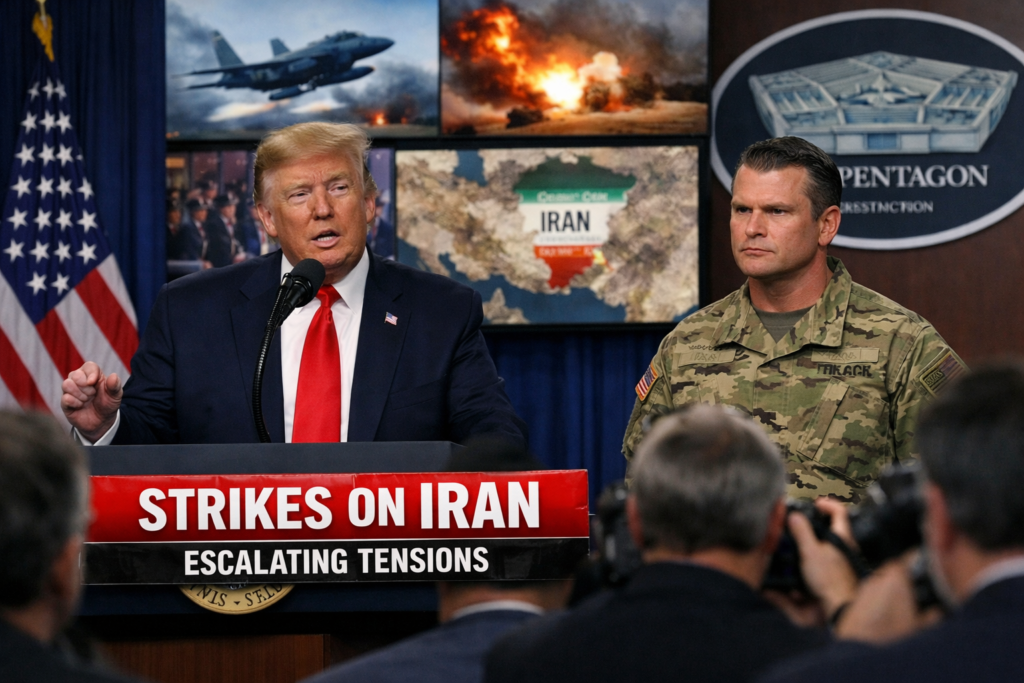 Washington Expands Military Campaign Against Iran Amid Debate Over Justification